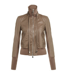 Leather Bomber Jacket