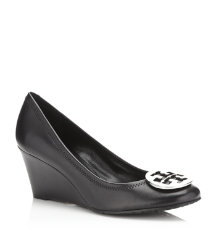 Sally Leather Wedge