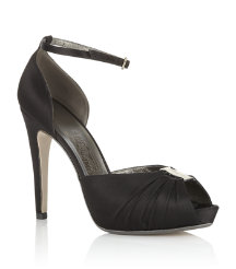 Fragrance Satin Peep Toe Sandal