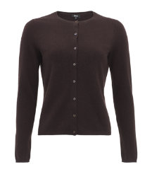 Brown Cashmere Cardigan