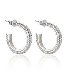 Spiral Chunky Hoop Earrings