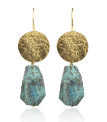 Pierres Disc Earrings