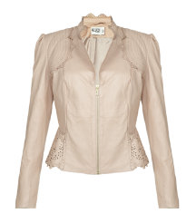 Libre Cropped Leather Jacket
