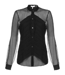 Chiffon Pleat Shirt