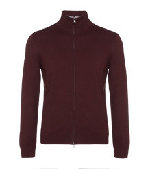 Zip Through Knit Sweater