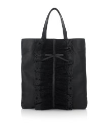Lace Frill Shopper Bag