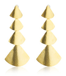 Triangle Drop Clip-On Earrings