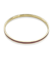 Velvet Purple Medium Enamel Bracelet