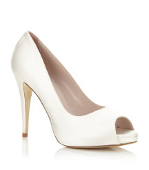 Marina Satin Peep Toe