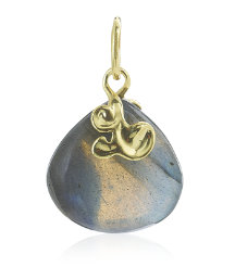 Labradorite Lace Teardrop Pendant
