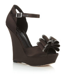Gondola Satin Wedge