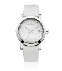 Watch with Patent Leather Strap