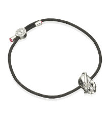 Silver Snake Eye Friendship Bracelet