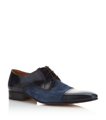 Contrast Suede Derby Shoe