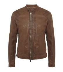Perforated Leather Jacket