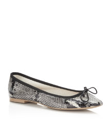 Leap Snake-Print Flat