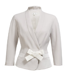 Crepe Bow Jacket
