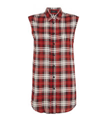 Garcon Sleeveless Check Shirt