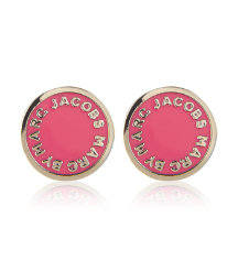 Enamel Disc Earrings