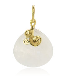 Moonstone Lace Teardrop Pendant