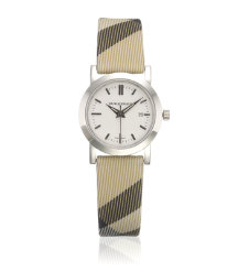 Ladies Round Check Watch