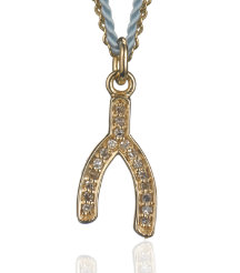 Wishbone Charm Pendant