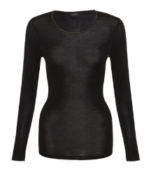 Pure Silk Long Sleeve Top