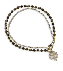 Four Leaf Clover Charm Bracelet