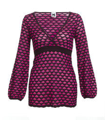 Heart Weave Kaftan Top