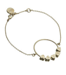 Heart Logo Hoop Bracelet