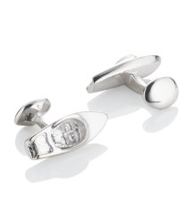 Silver Speedboat Cufflinks