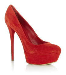 Suede Platform Pump