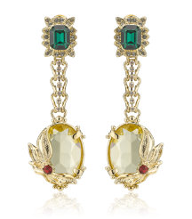 Leaf Motif Earrings