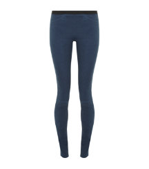 Embossed Stretch Leather Leggings
