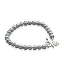 Pearlicious Dove Grey Pearl Bracelet