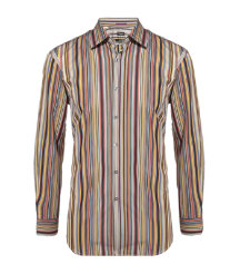 Slim Fit Signature Stripe Shirt
