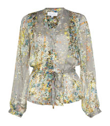 Silk Wrap Top