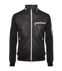 Leather Bomber Jacket