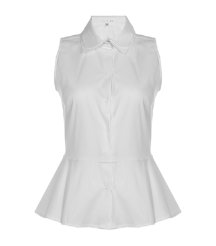 Sleeveless Peplum Shirt