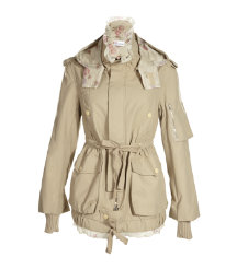 Floral Trim Parka