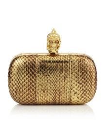 Python Skull Box Clutch