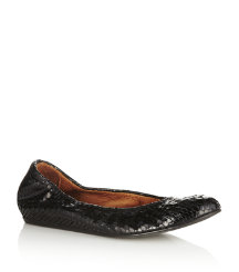 Lancelot Snakeskin Flat