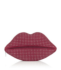 Studded Padded Lips Clutch