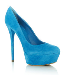 Suede Platform Pump