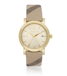 Ladies’ Check Band Watch