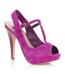 Andora T Bar Suede Sandal