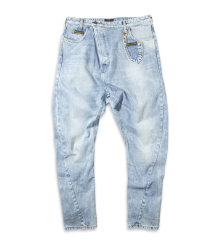 Asymmetrical Logo Jean