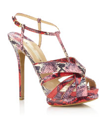Manchu Snakeskin Sandal