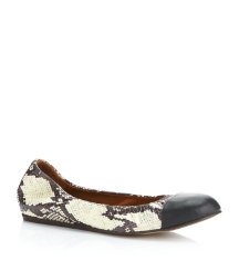 Peep Pit Ballet Pump