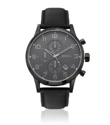 Black Chronograph Watch